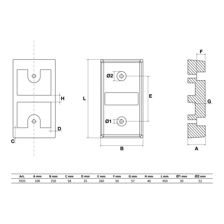 BGS Laderampen-Schutz / Anfahrpuffer, für LKW