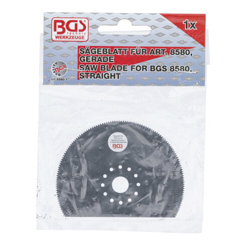 BGS Lama per sega, dritta, per BGS 8580