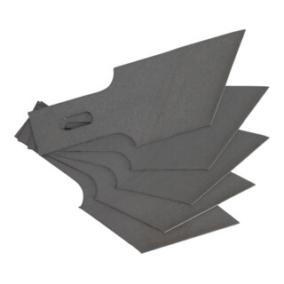 BGS Lame di ricambio per art. 364, 0,6x16mmx53°, 5pz.