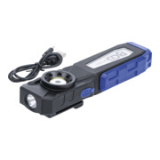BGS Lampada da officina a LED COB con magnete e gancio pieghevole 70051-2