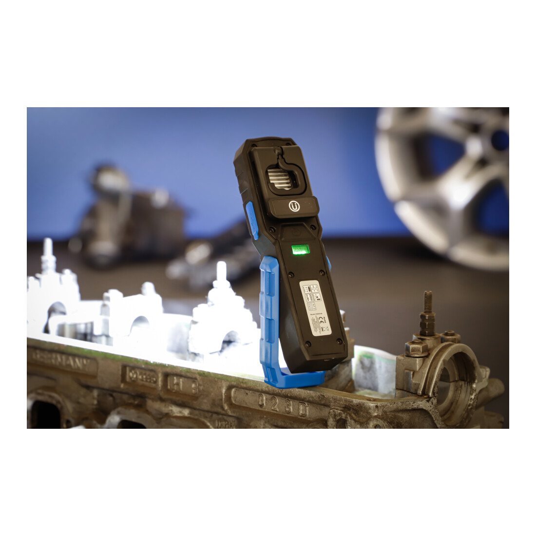 BGS Lampada da officina a LED COB con magnete e gancio pieghevole 70051