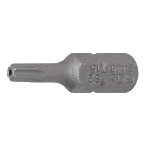 BGS Lecteur de bits hexagonal externe 6,3 mm (1/4") Profil en T (pour Torx) avec trou T9