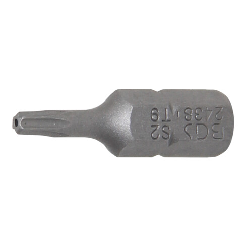 BGS Lecteur de bits hexagonal externe 6,3 mm (1/4") Profil en T (pour Torx) avec trou T9