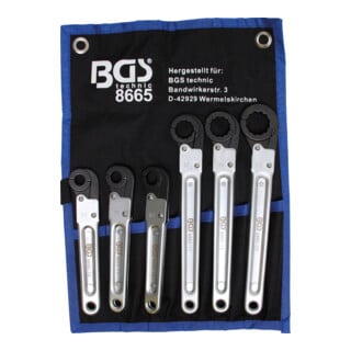 BGS leidings ratelsleutelset 6 delig