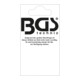 BGS Leitkarten für Verkaufswände 89900, 52 x 98 mm, 1 Bogen á 12 Stück-1