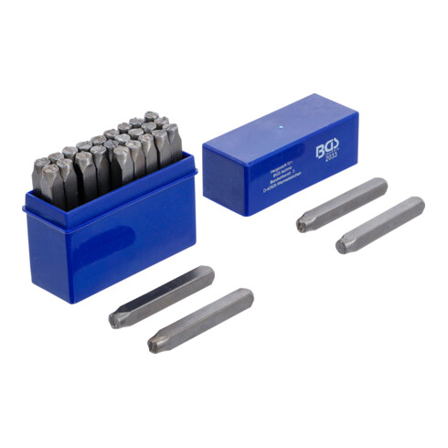 BGS Set di punzoni lettere, 6mm