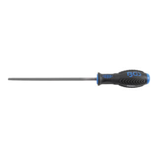 BGS Lima da officina, tonda, taglio 3, 200 mm