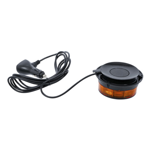 BGS Luce di segnalazione girevole, gialla, con magnete, 12 V / 24 V, Ø 130 mm