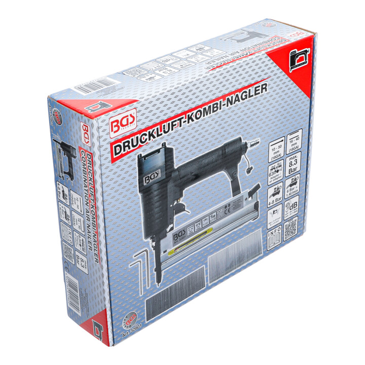 BGS Lucht combi-tacker | 50 mm