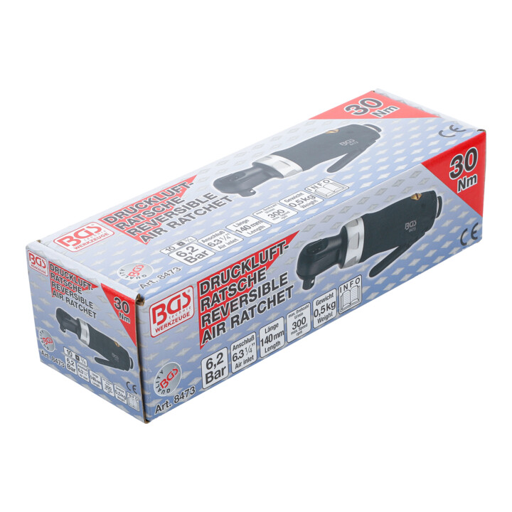BGS Lucht ratelsleutel | 10 mm (3/8") | 54 Nm | extra kort