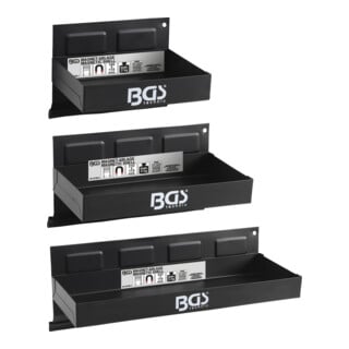 BGS Magnet-Ablagen-Satz 150 / 210 / 310 mm 3-tlg.