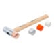 BGS Maillet avec tête interchangeable manche Hickory Ø 35 mm-1