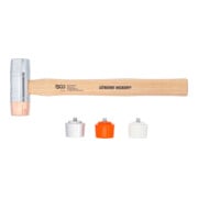 BGS Maillet avec tête interchangeable manche Hickory Ø 35 mm-2