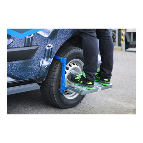 BGS Marchepied de pneu réglable pour fourgonnettes et véhicules 4x4