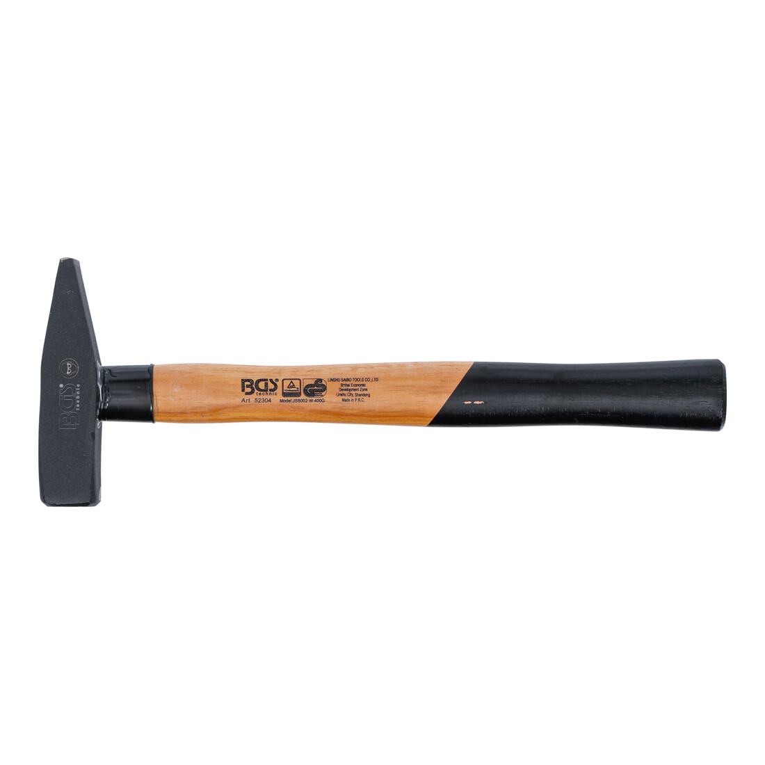 BGS Marteau mécanicien manche hickory DIN 1041 400 g
