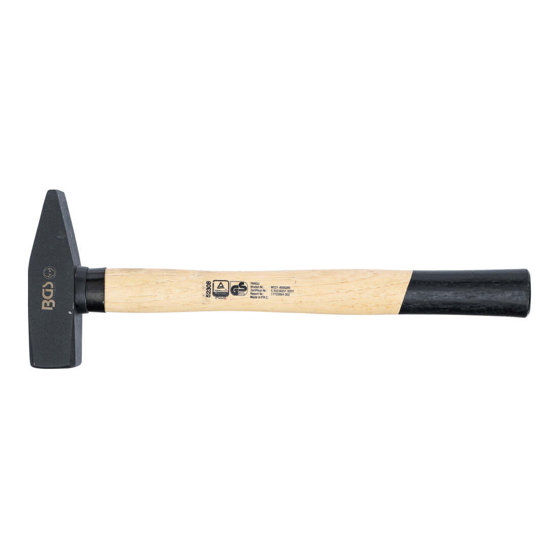 BGS Marteau mécanicien manche hickory DIN 1041 800 g