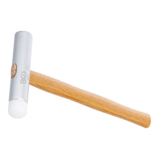 BGS Martello con teste in plastica e alluminio, testa extra grande, Ø 30 mm, 300 g