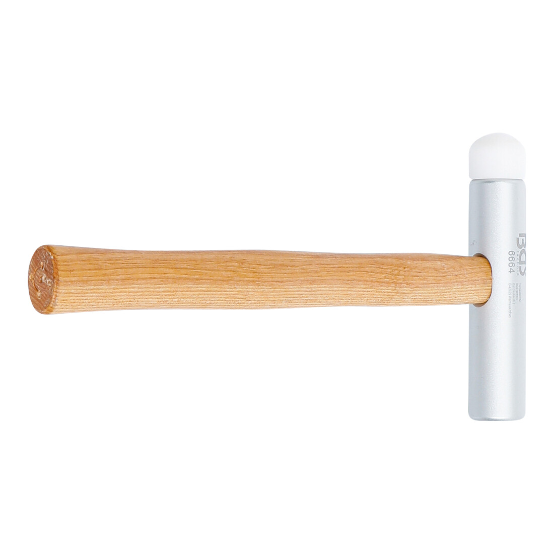 BGS Martello con teste in plastica e alluminio, testa extra grande, Ø 30 mm, 300 g