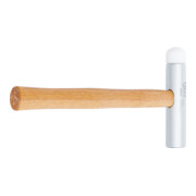 BGS Martello con teste in plastica e alluminio, testa extra grande, Ø 30 mm, 300 g-5