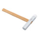 BGS Martello con teste in plastica e alluminio, testa extra grande, Ø 30 mm, 300 g-5
