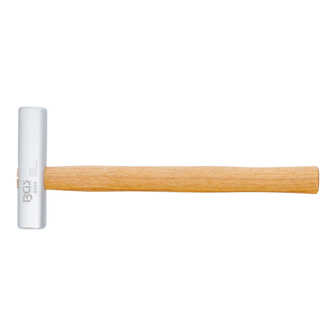 BGS Martello con teste in plastica e alluminio, testa extra grande, Ø 30 mm, 300 g