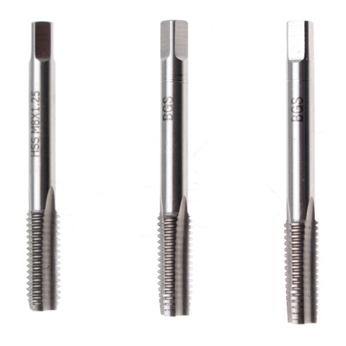 BGS Maschi per sgrossatura, semifinitura e finitura M8x1,25, 3pz.