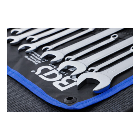 BGS Maul-Ringschlüssel-Satz 30501 SW 6 - 22 mm 12 teilig