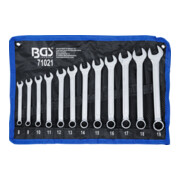 BGS Maul-Ringschlüssel-Satz 71021, SW 8 - 19 mm, 12-tlg.