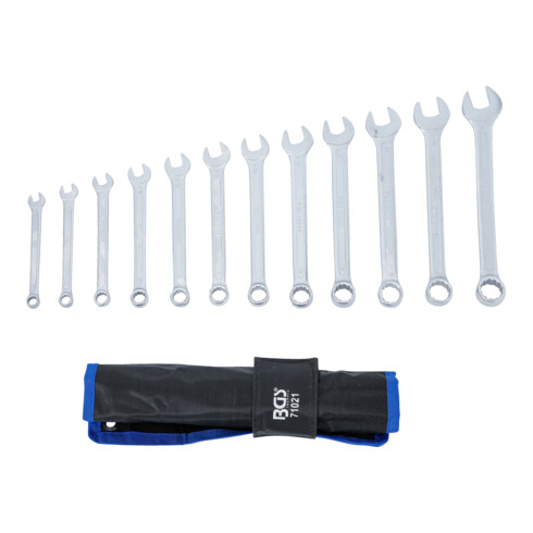 BGS Maul-Ringschlüssel-Satz 71021, SW 8 - 19 mm, 12-tlg.