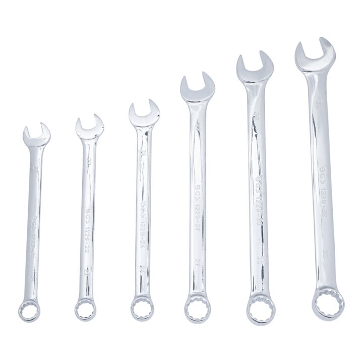 BGS Maul-Ringschlüssel-Satz extra lang SW 21 - 32 mm 6 teilig