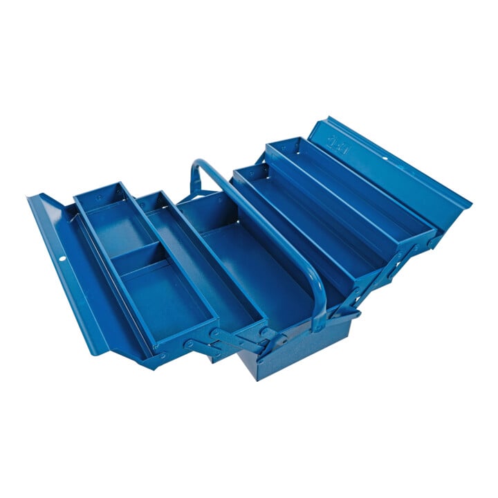BGS Metall-Caisse à outils, vide, 420 x 200 x 200 mm, 5 compartiments