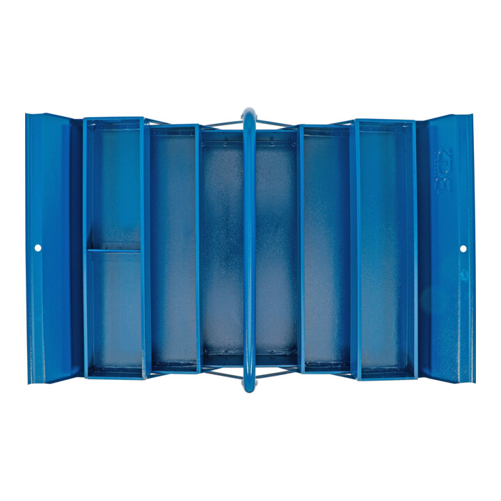 BGS Metall-Caisse à outils, vide, 420 x 200 x 200 mm, 5 compartiments