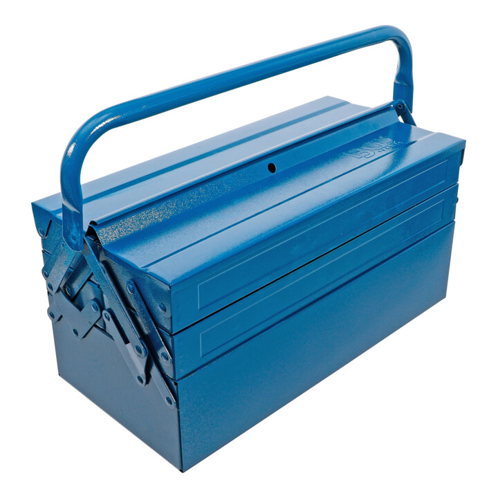 BGS Metall-Caisse à outils, vide, 420 x 200 x 200 mm, 5 compartiments