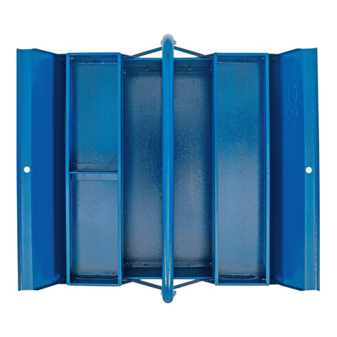 BGS Metall-Werkzeugkasten, leer, 420 x 200 x 150 mm, 3 Fächer