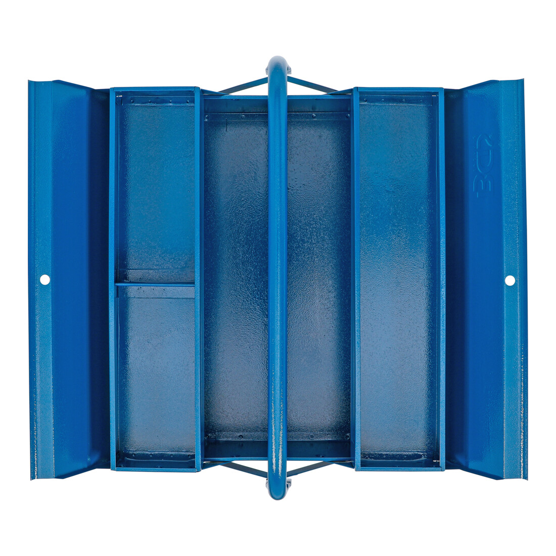 BGS Metall-Werkzeugkasten, leer, 420 x 200 x 150 mm, 3 Fächer