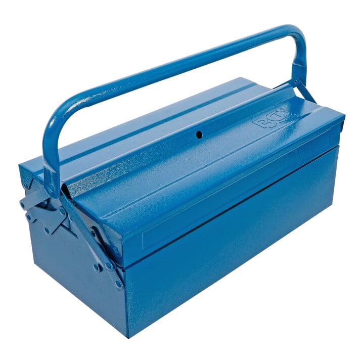 BGS Metall-Werkzeugkasten, leer, 420 x 200 x 150 mm, 3 Fächer