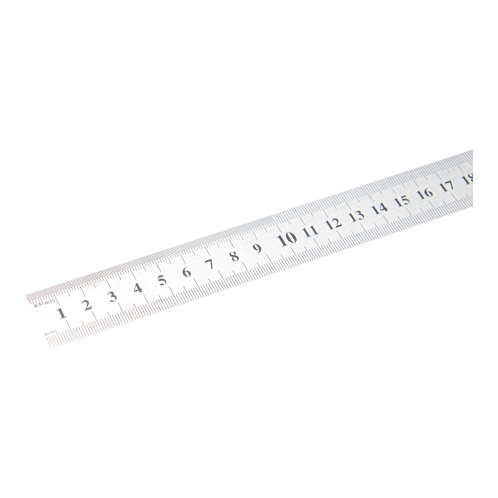 BGS Mètre en acier flexible acier inoxydable 0,5 m