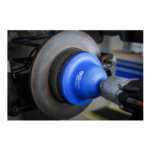 BGS Meuleuse de moyeu de roue Exécution plastique Ø intérieur 90 mm