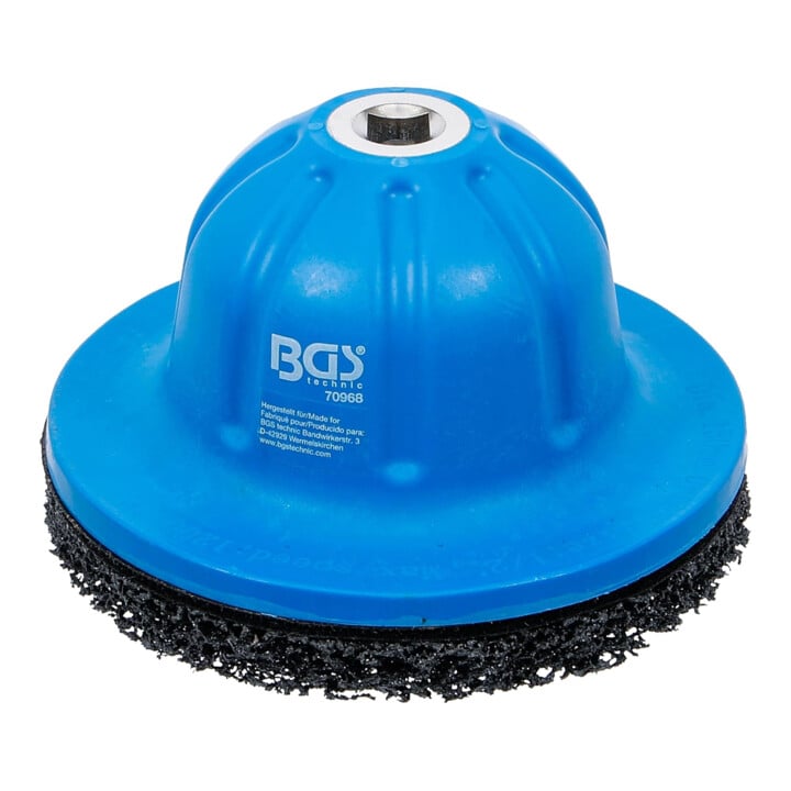 BGS Meuleuse de moyeu de roue Exécution plastique Ø intérieur 90 mm