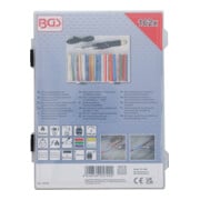 BGS Mini-Heißgasbrenner mit Schrumpfschlauch-Sortiment farbig mit Piezo-Zündung 162-tlg.-2