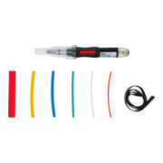 BGS Mini-Heißgasbrenner mit Schrumpfschlauch-Sortiment farbig mit Piezo-Zündung 162-tlg.-5