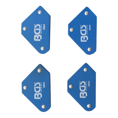 BGS Mini set di supporti magnetici 45° - 90° - 135°, 4pz.