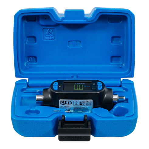 BGS Misuratore digitale per dinamometro, 6,3 mm (1/4"), 6 - 30 Nm