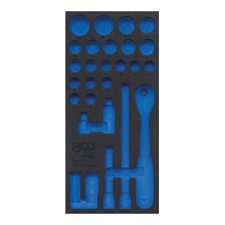 BGS Modulo per carrelli portautensili 1/3, vuoto, per BGS 4126
