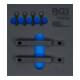 BGS Modulo per carrelli portautensili 1/6: set di manutenzione motore, per Porsche Macan 3.0DS, 3.0S, 3.6 Turbo-1