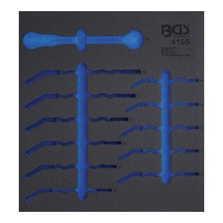 BGS Modulo per carrelli portautensili 2/3, vuoto, per BGS 4195