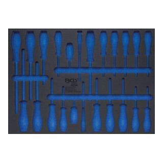 BGS Modulo per carrelli portautensili 3/3, vuoto, per BGS 4014
