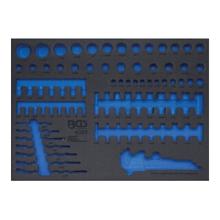 BGS Modulo per carrelli portautensili 3/3, vuoto, per BGS 4020