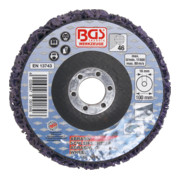 BGS Mola abrasiva K46, nera, Ø100mm, foro di attacco 16mm