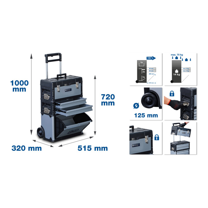 BGS montagetrolley mobiel